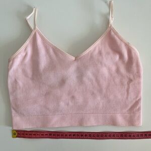 Primark Light Pink Ribbed Bralette